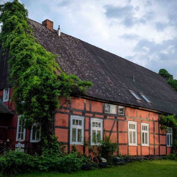 Haupthaus auf dem Yoga Retreat